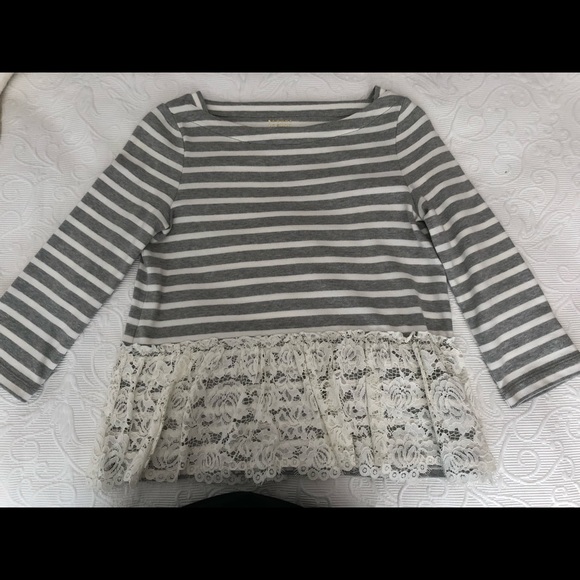 Kate Spade 3/4 Sleeve Cotton Top - Picture 1 of 5